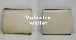 valextraの財布のクリーニング